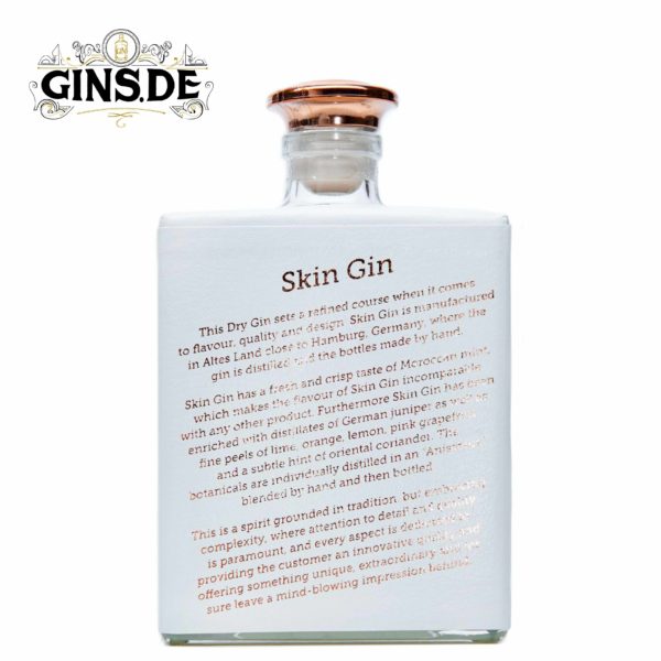 Flasche Skin Gin Edition Blanc hinten