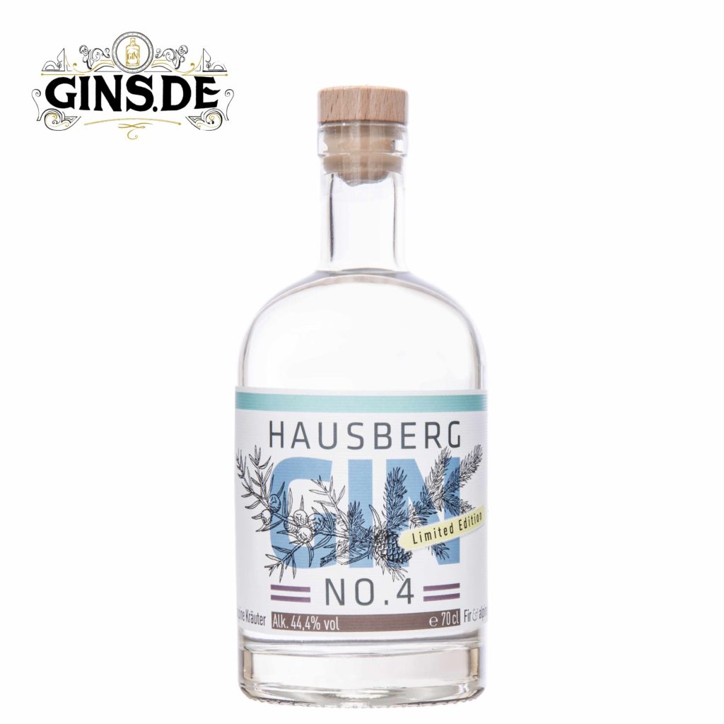 Flasche Hausberg Dry Gin No 4