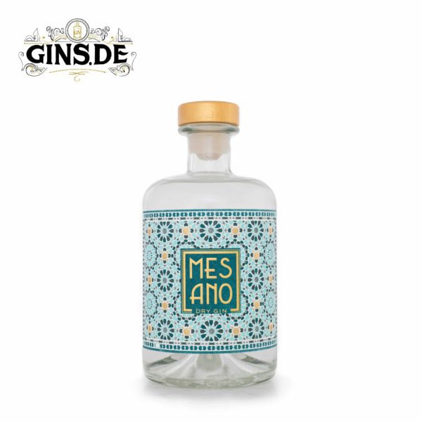 Flasche Mesano Dry Gin