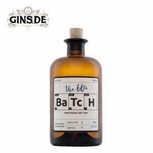 Flasche The60th Batch Brothers Dry Gin