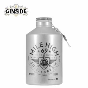 Flasche Mile High 69 Dry Gin