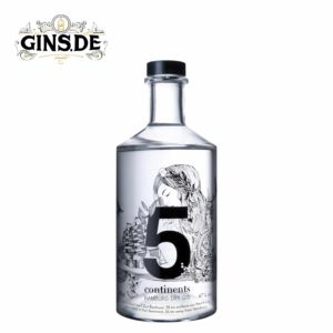 Flasche 5 Continents Dry Gin