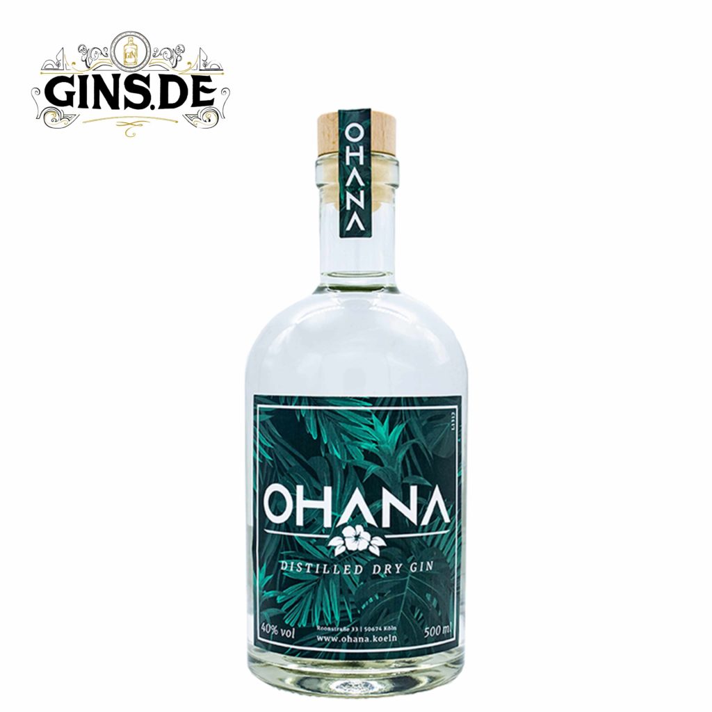 Flasche OHANA DRY GIN