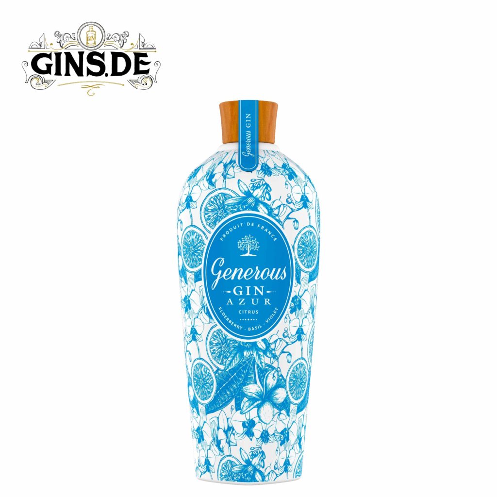 Flasche Generous Gin Azur