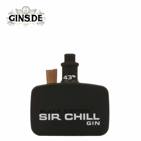Flasche Sir Chill Gin Black Edition