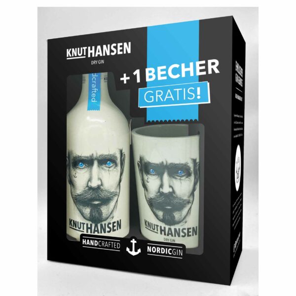 Knut Hansen Dry Gin Box inkl. Becher